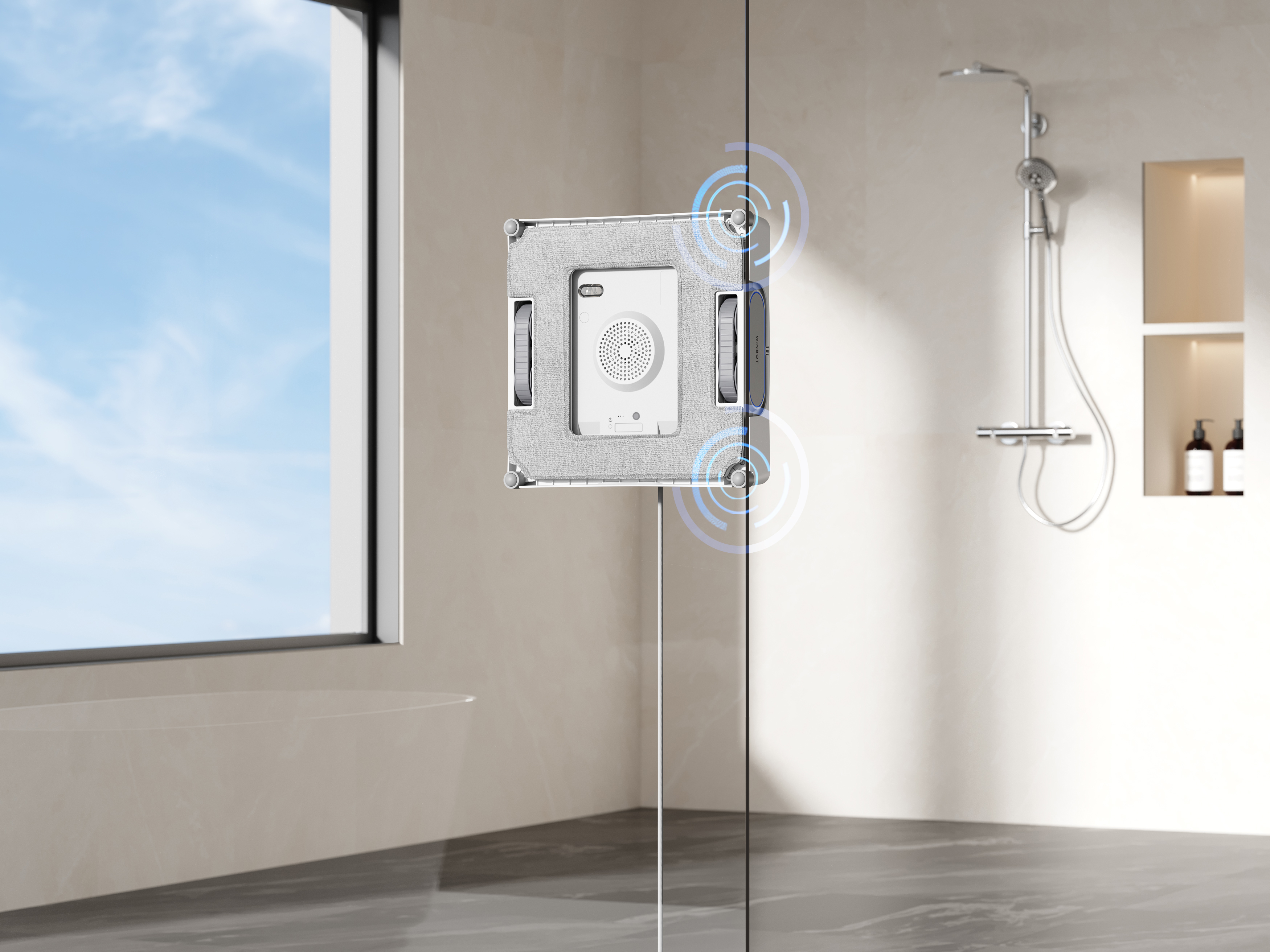 ECOVACS Winbot W2 PRO OMNI Fensterroboter weiß 079eee4da830711186f294197a83342780c65f55