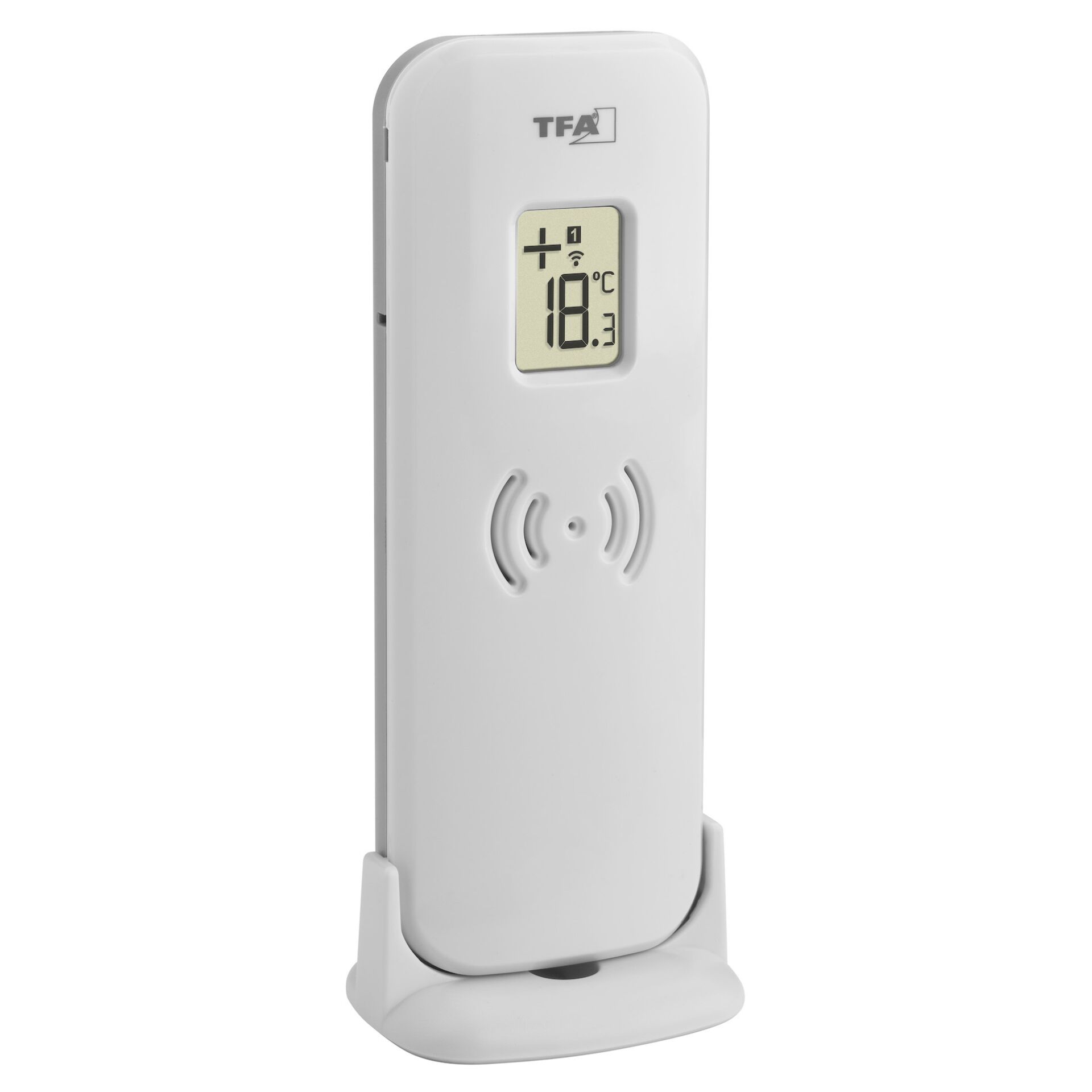 TFA 30.3071.54            silber LOGO 2.0 Funk-Thermometer