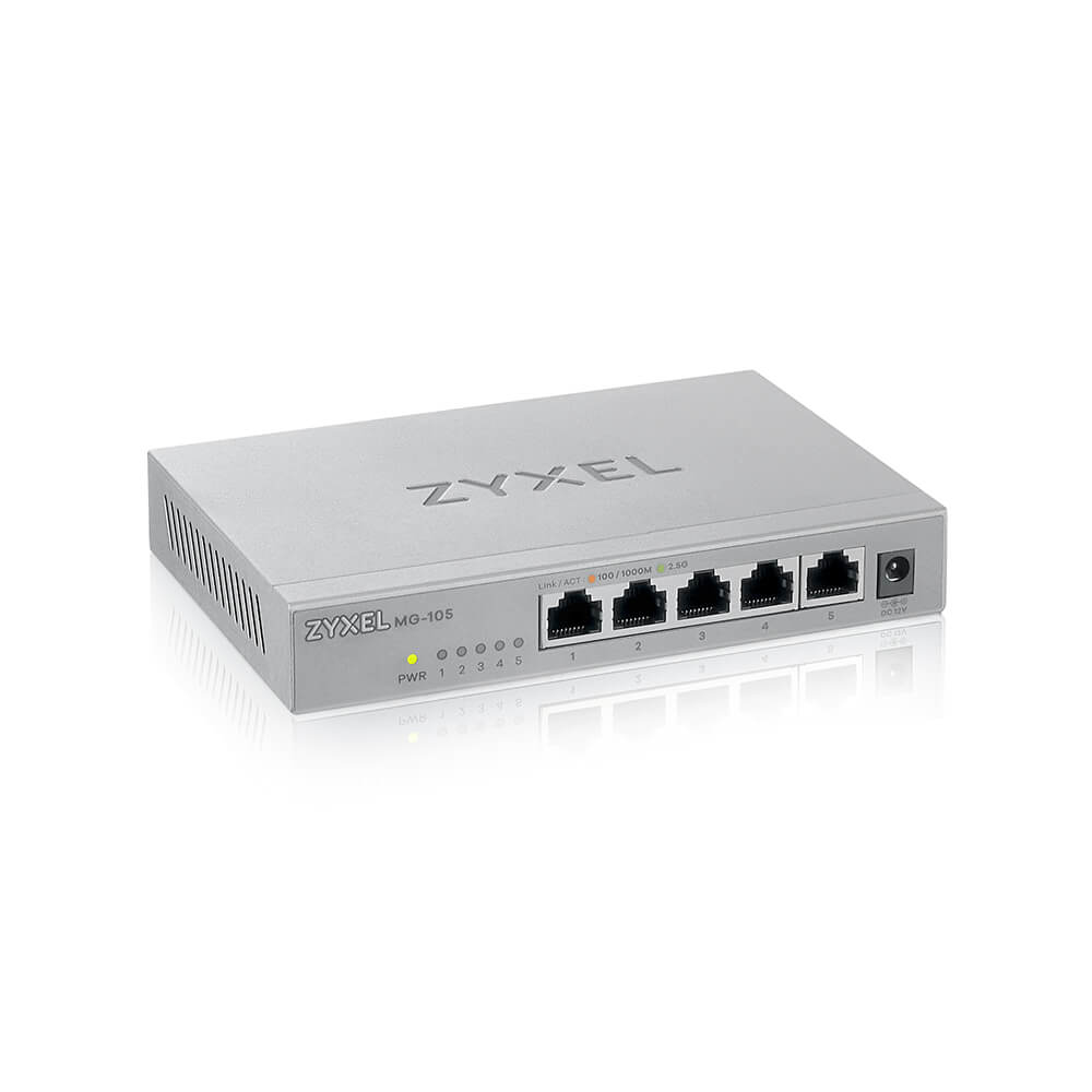 Zyxel MG-105 5 Port 2,5G MultiGig Switch unmanaged 92840870_0549819427