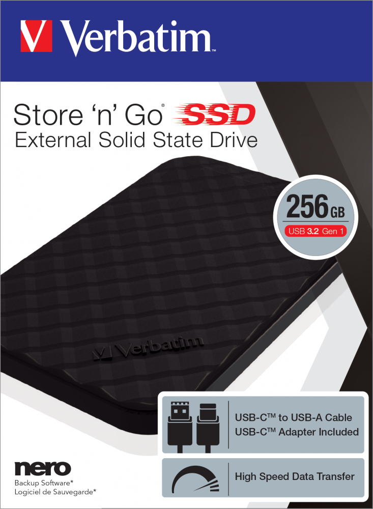 Verbatim Store 'n' Go 256 GB Schwarz