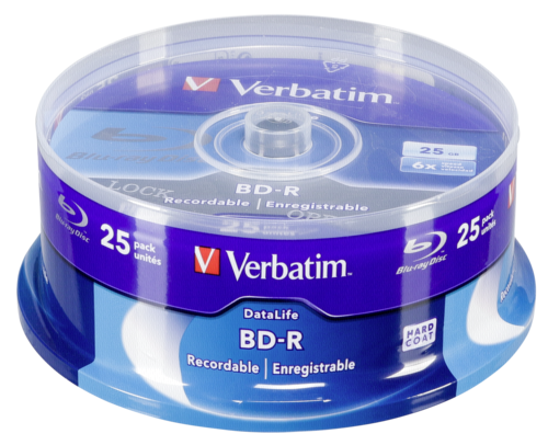 1x25 Verbatim BD-R Blu-Ray 25GB