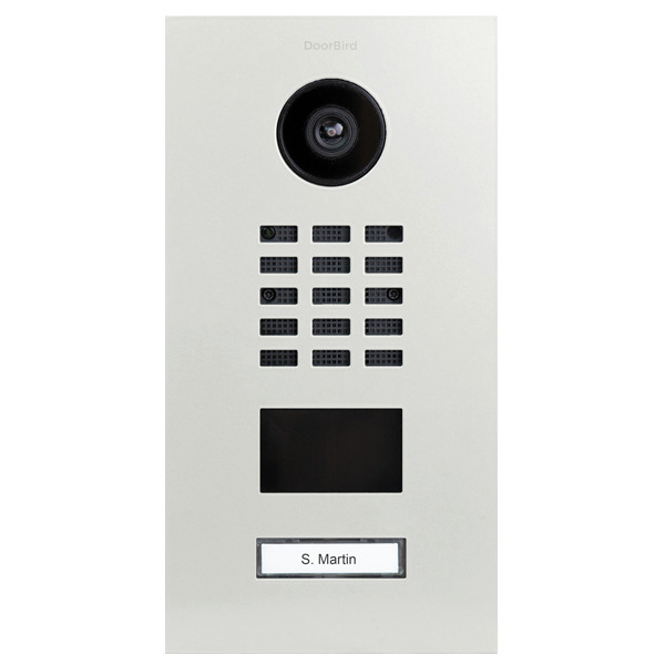 DoorBird D2101V IP Video Türstation V4A Edelstahl, RAL 9016
