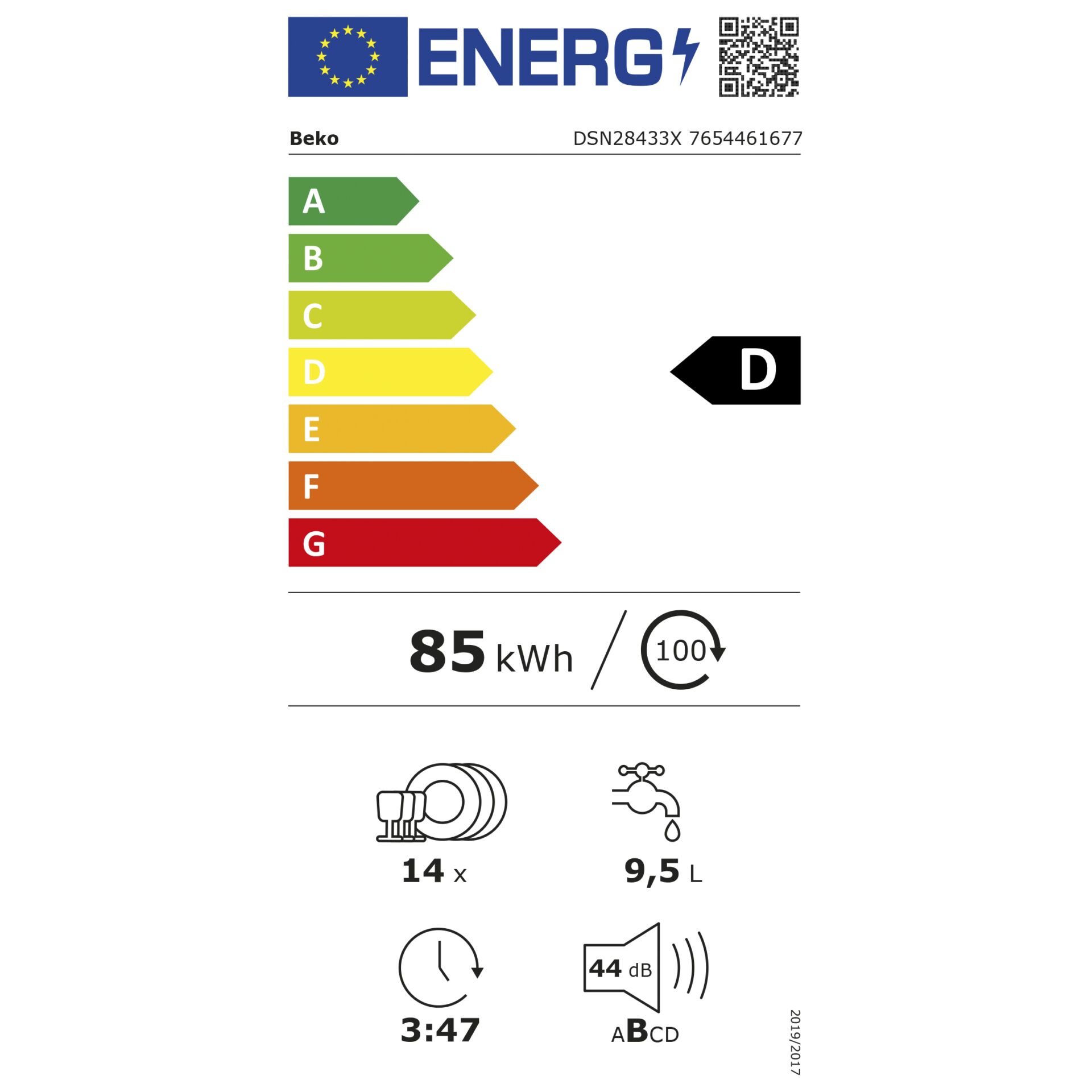 Beko DSN 28433XG