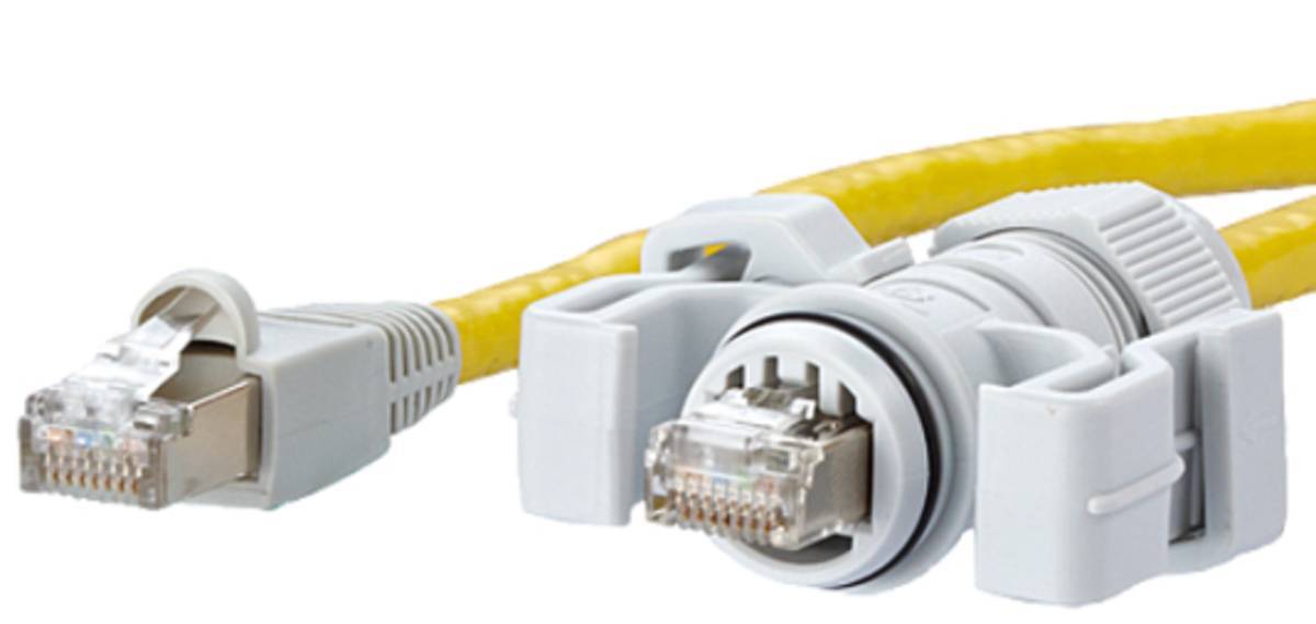 E-DAT Industry Patchkabel V6 IP67 - RJ45  10,0m