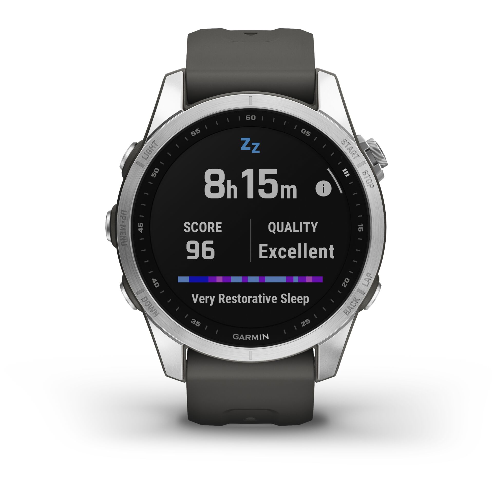 Garmin fenix 7S graphit/silber