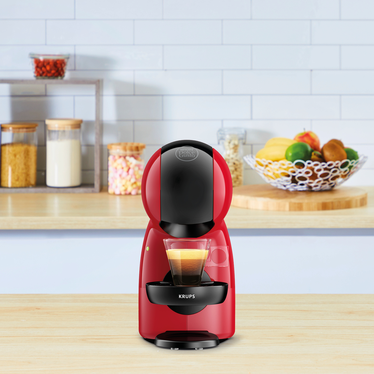 Krups KP 1A35 Piccolo XS Dolce Gusto          rot/schwarz e561a1e4487c593b6f44e10f8f6fa97f