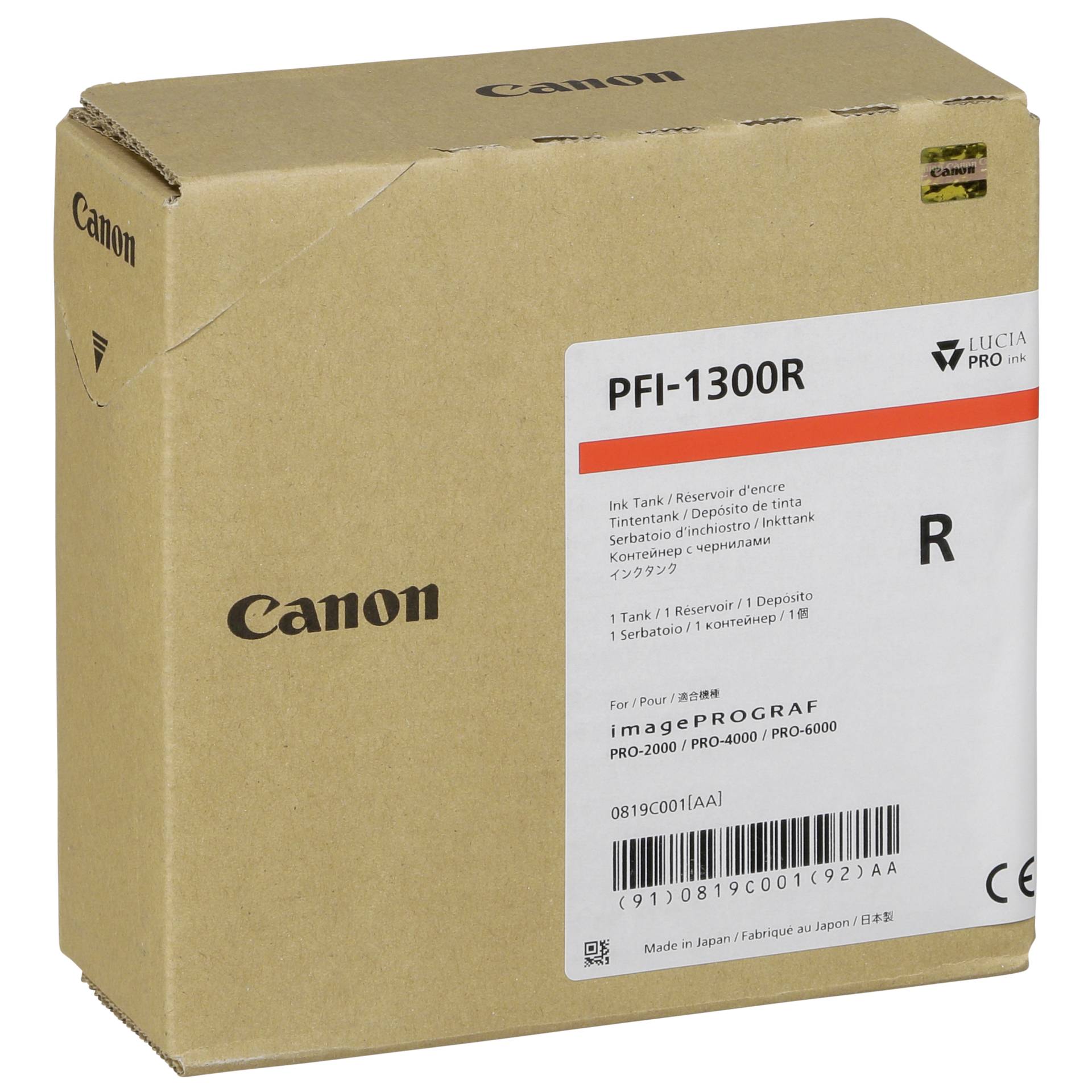Canon PFI-1300 Tinte red 330 ml 338844_00