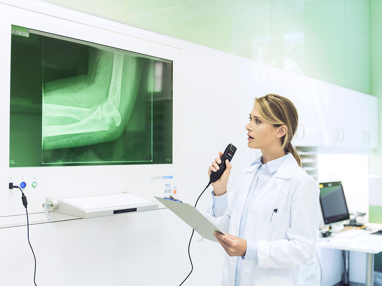 Philips SpeechMike Premium Touch Grau, Metallisch