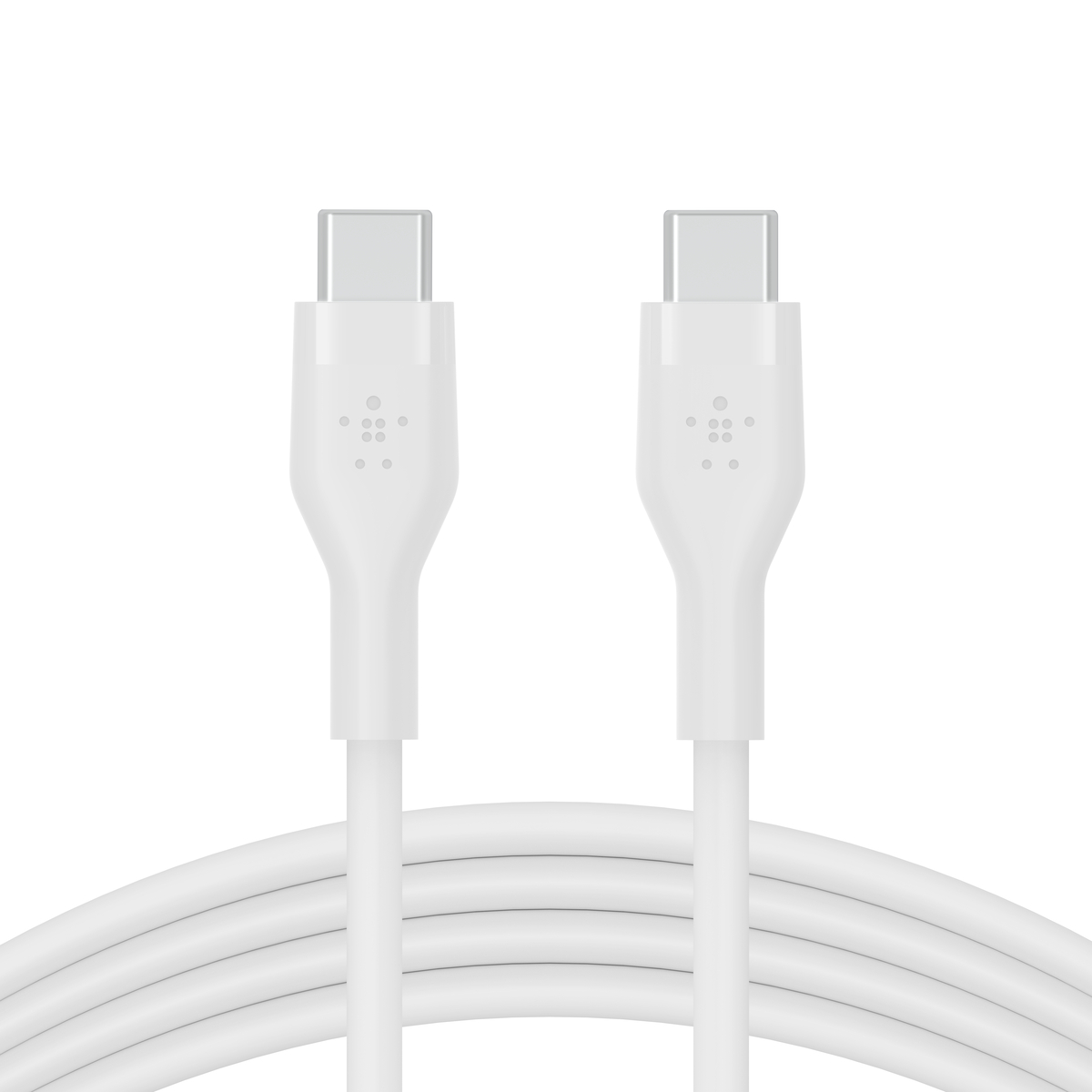 Belkin Flex USB-C/USB-C Kabel, Schnellladen bis 60W, 2m, weiß