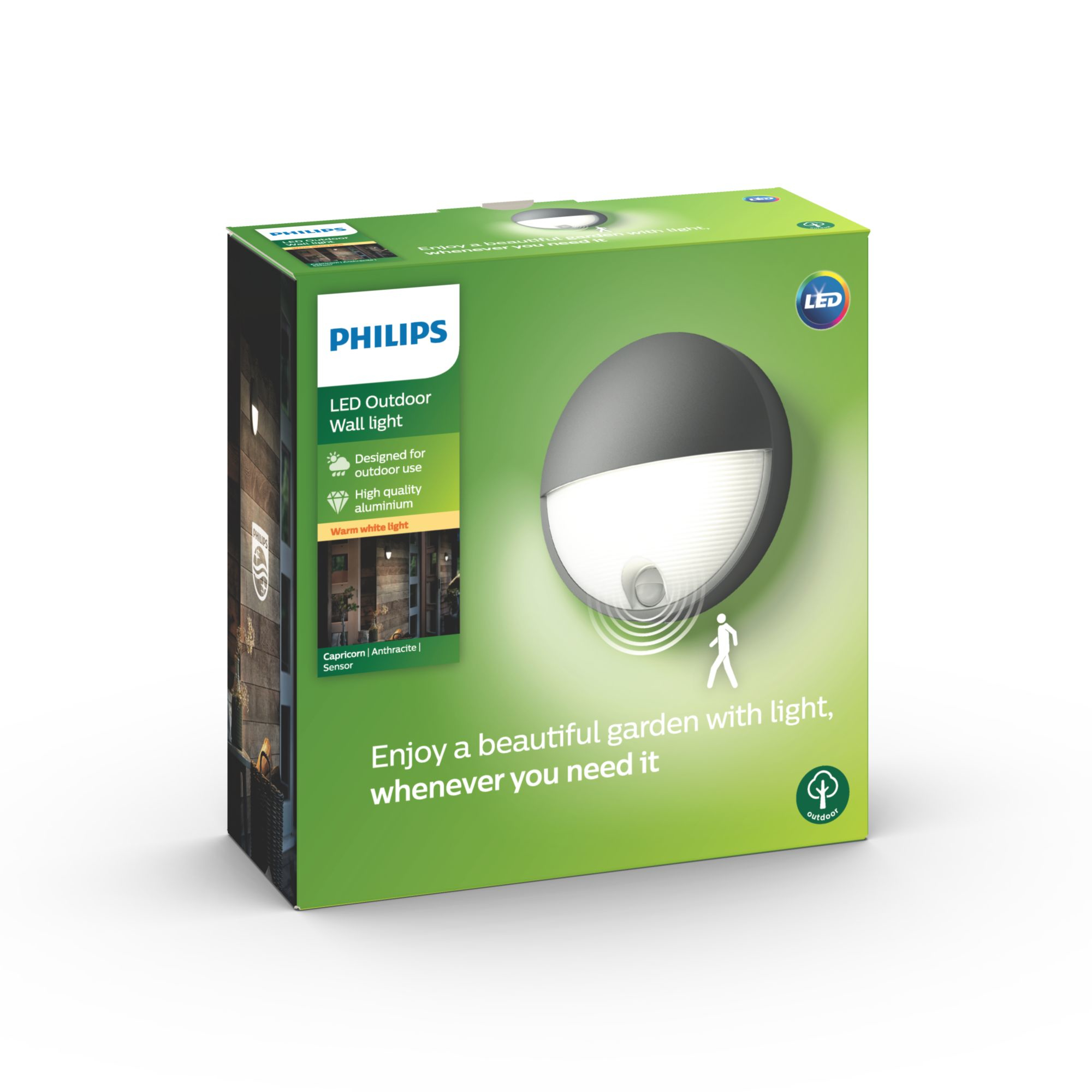 Philips myGarden IR LED Wandleu Capricorn 600lm Bewegmel Anthr 31092963_1420401941