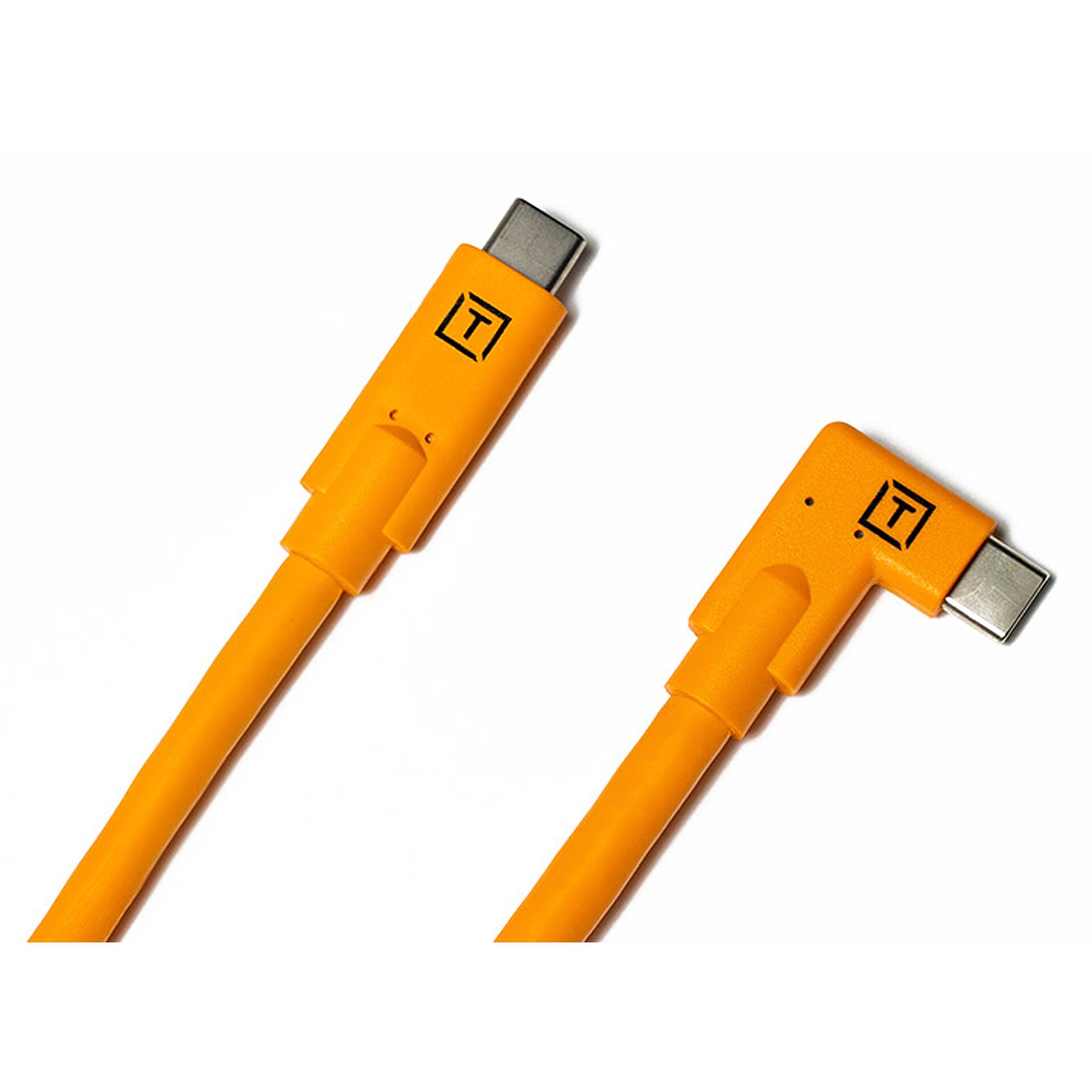 Tether Tools TetherPro USB-C auf USB-C rechter Winkel orange