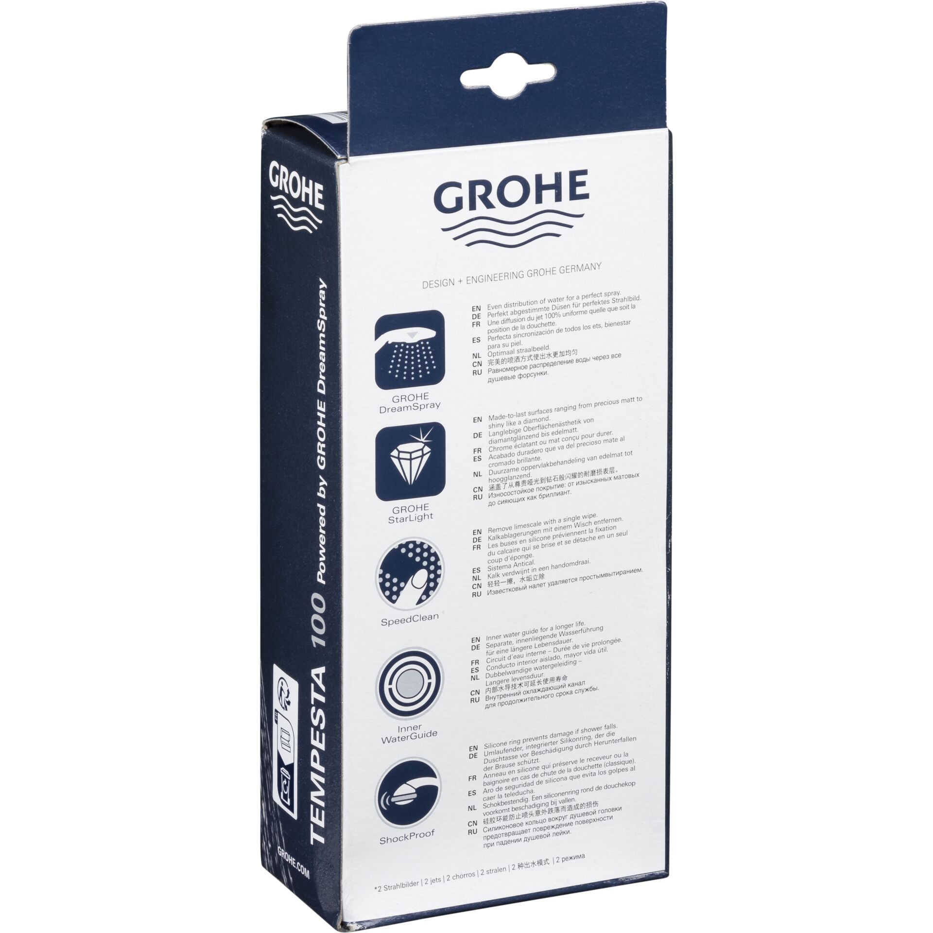 Grohe Tempesta 100 Handbrause 2 Strahlarten 837664_02