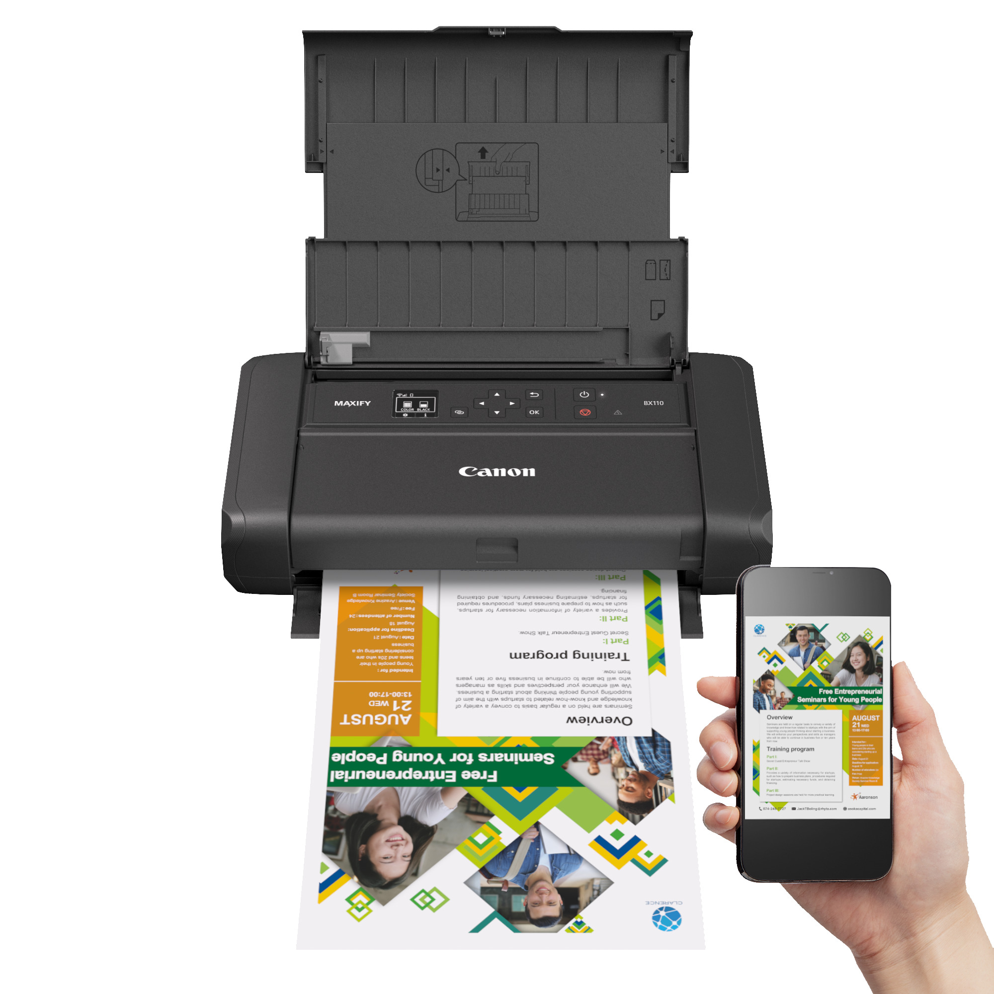 Canon MAXIFY BX 110 mit Akku