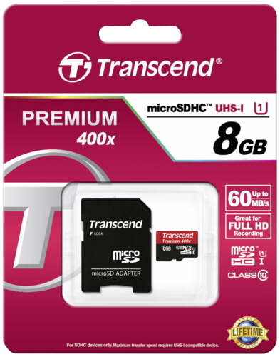 Transcend microSDHC          8GB