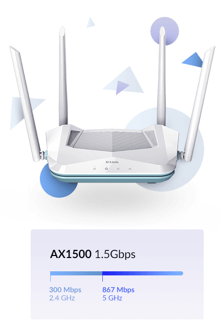 D-LINK R15 EAGLE PRO AI AX1500 Smart Router, Wi-Fi 6, IEEE 802 93244865_4649199821