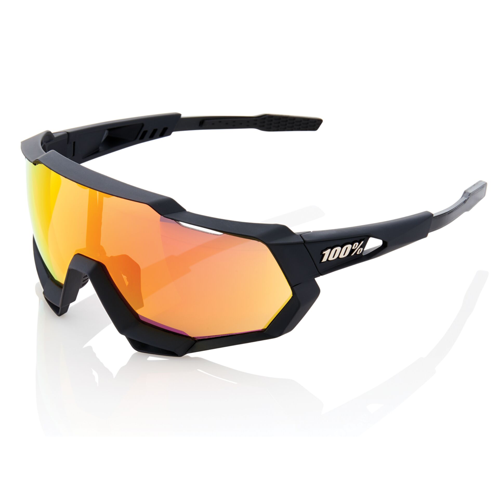 100percent Speedtrap - HiPER Mirror Lens Soft Tact Black 217053_00