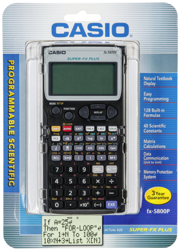 Casio FX 5800 P