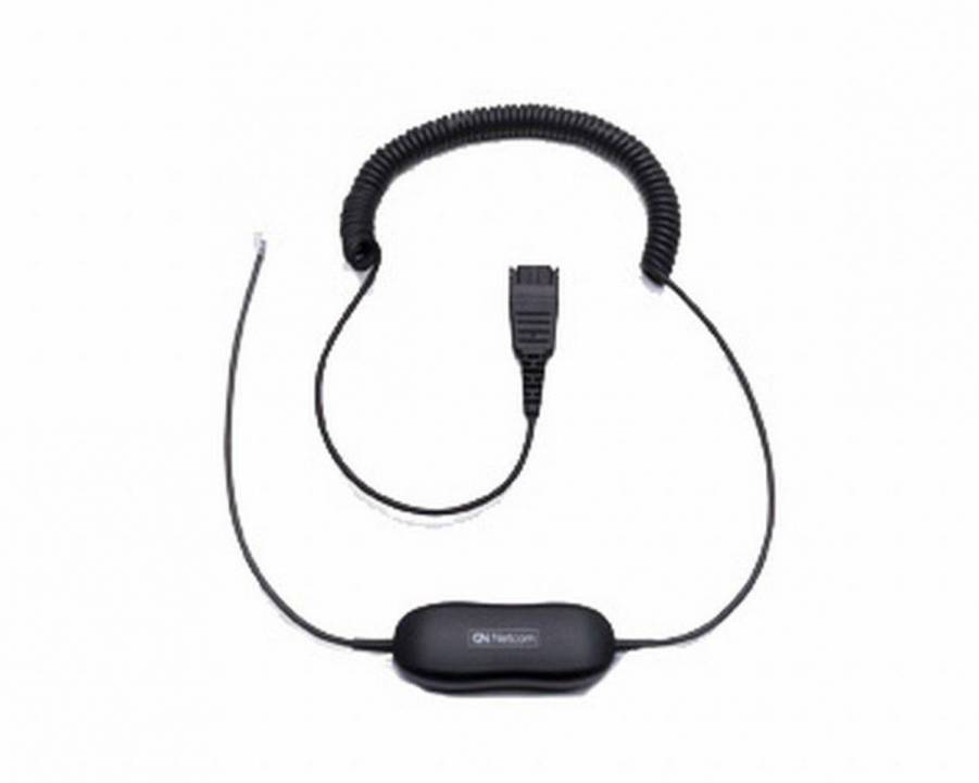 JABRA Anschlusskabel QD auf RJ10 für GN1200 (0,5 -2m, spiral)