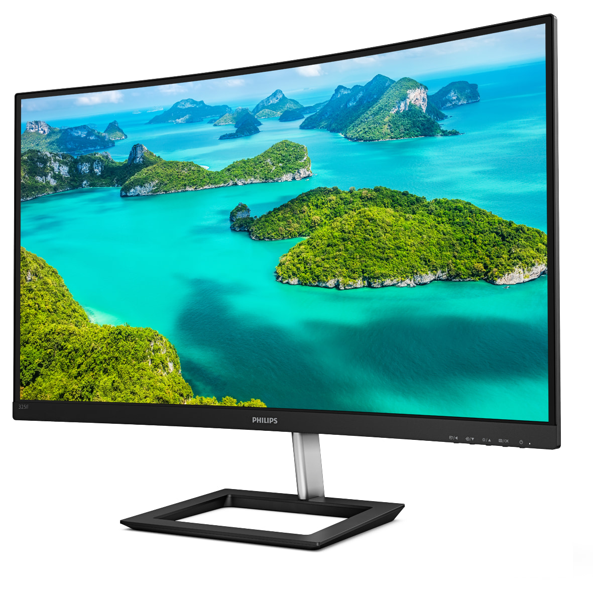 Philips E Line 325E1C/00 Computerbildschirm 80 cm (31.5 Zoll) 2560 x 1440 Pixel Quad HD LCD Schwarz