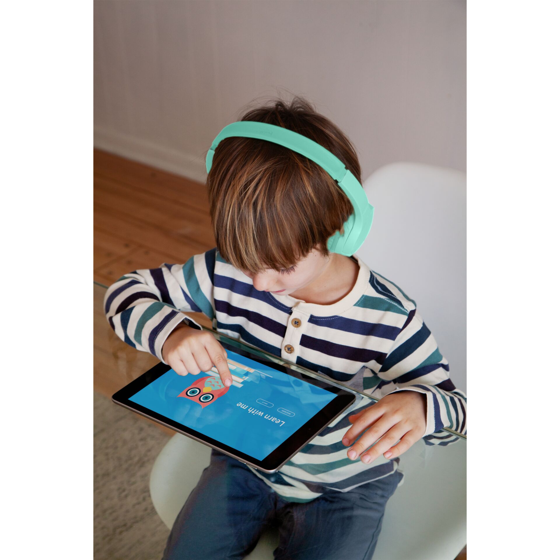 Belkin Soundform Mini BT On-Ear Kinderk. USB-C mint AUD002hqMNV3 166156_04