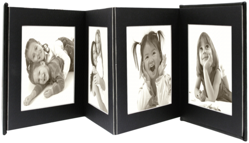 Deknudt Leporello schw.  8x15x20 Kunstleder 8 Bilder   A66DC2 8PH