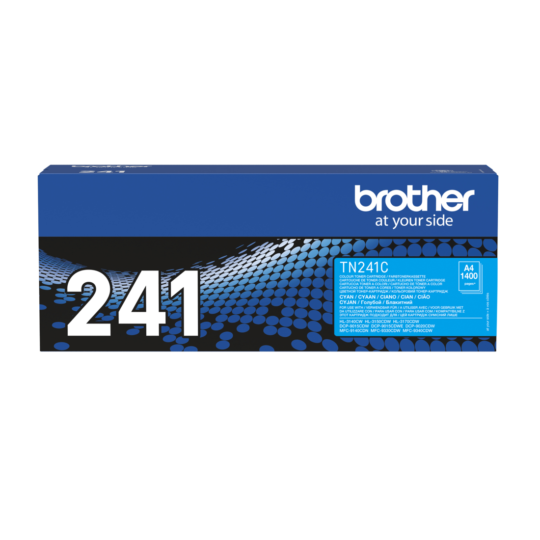 Brother Toner TN-241C Cyan (ca. 1400 Seiten) – Ansicht 1