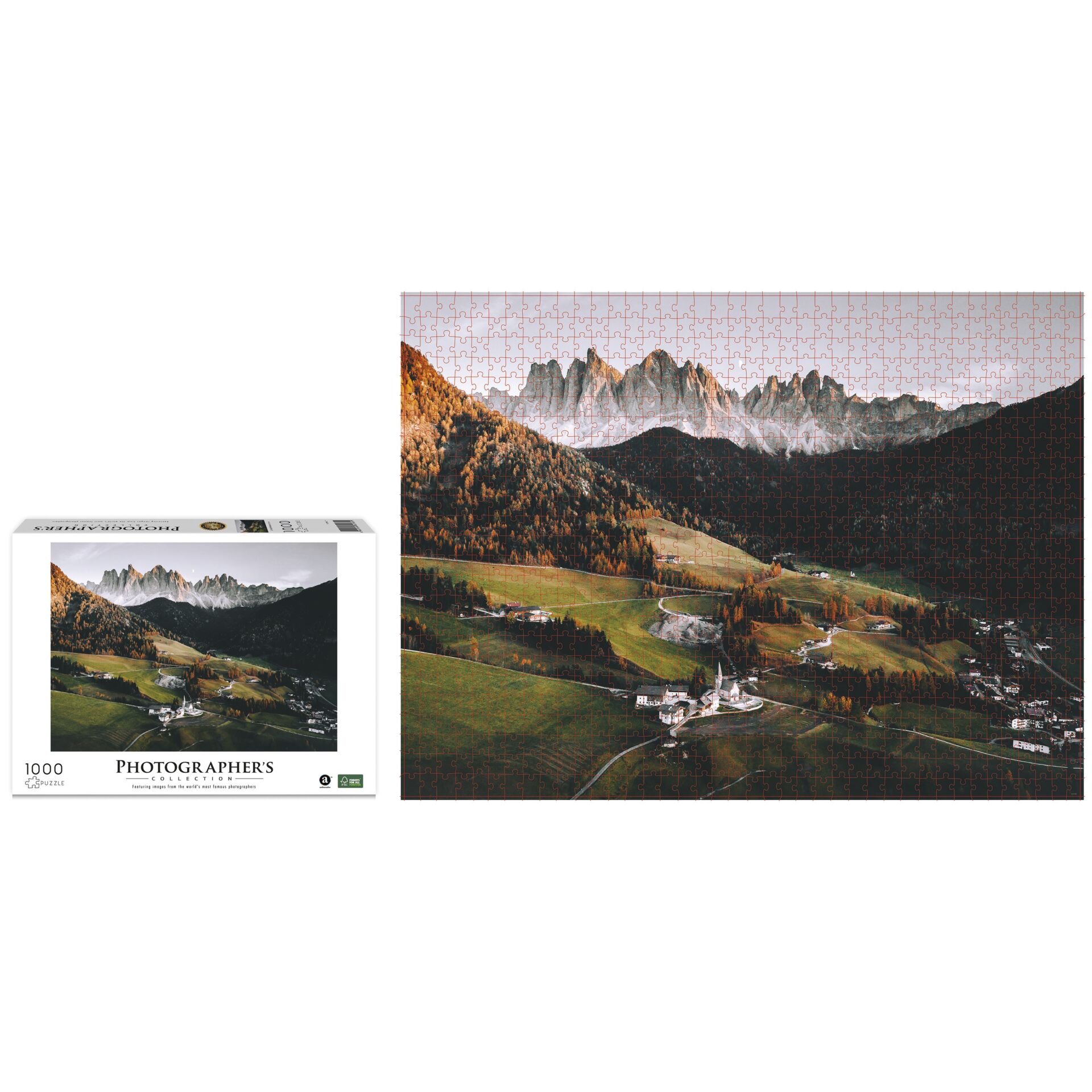 Ambassador Val di Funes Dolo- miten 1000 Teile (Tobias Haegg) 823370_02