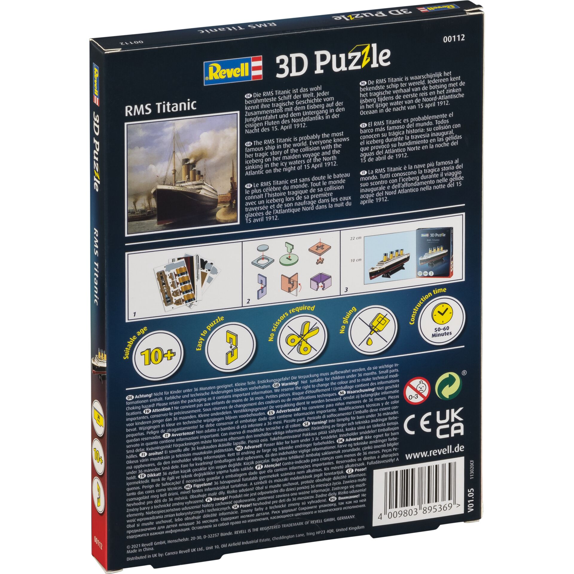 Revell 3D-Puzzle RMS Titanic 804407_01