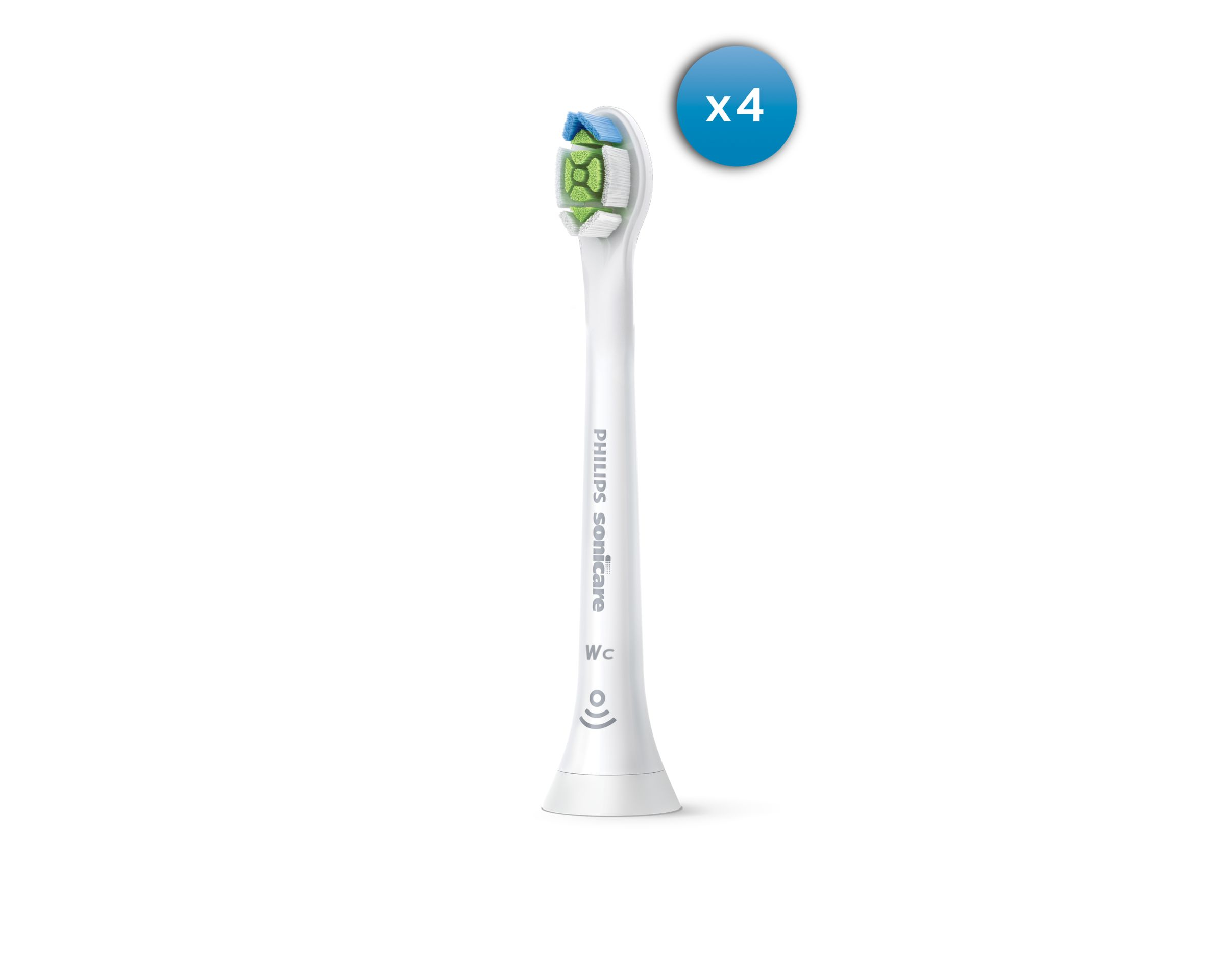 Philips Sonicare 4er-Pack, Mini-Bürstenköpfe für Schallzahnbürste