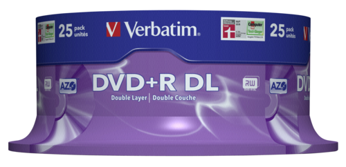 1x25 Verbatim DVD+R Double Layer