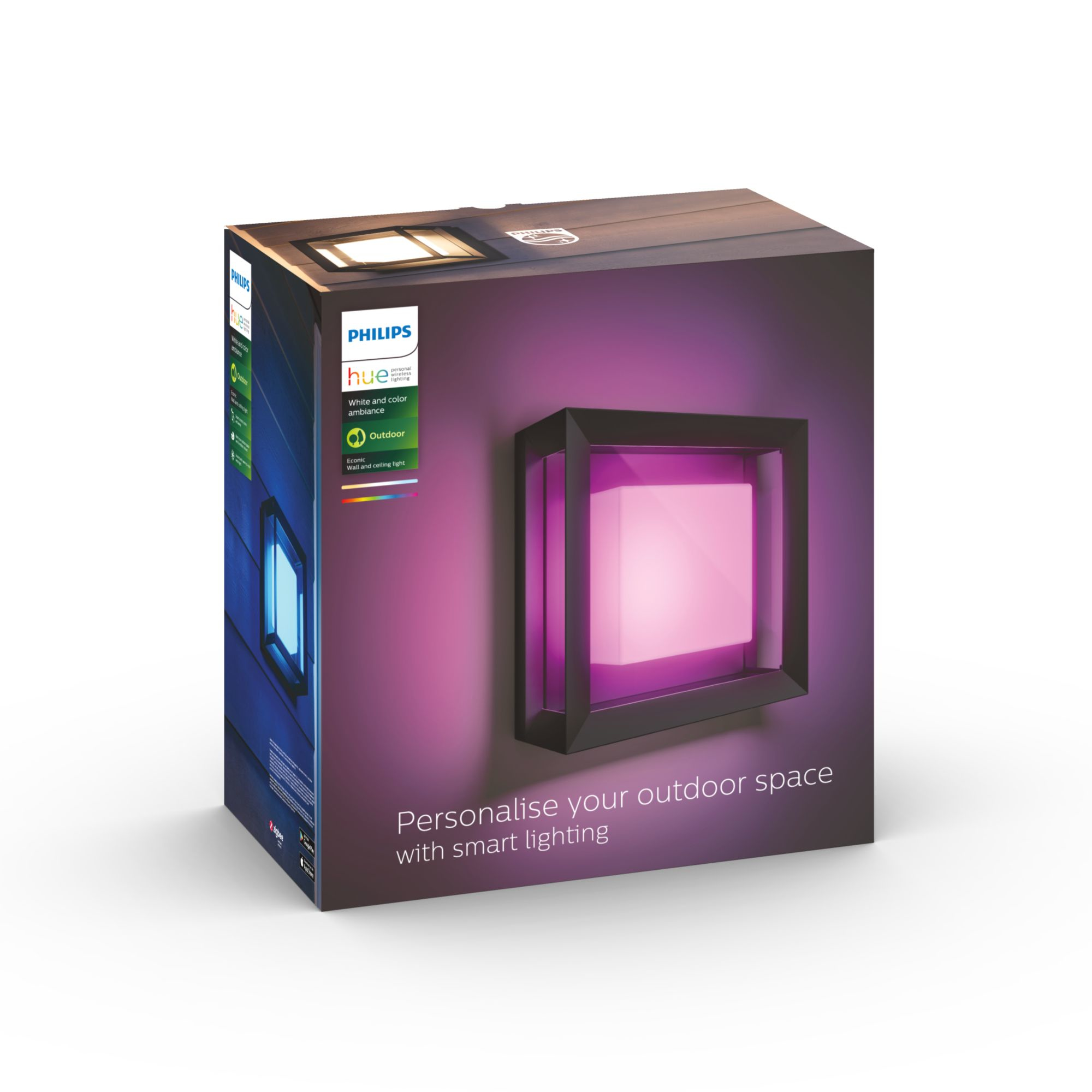 Philips Hue White and Color ambiance Econic Wandleuchte