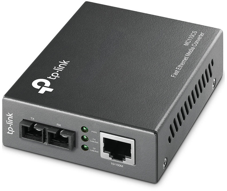 TP-LINK Fast-Ethernet-Medienkonverter(SC, Singlemode)