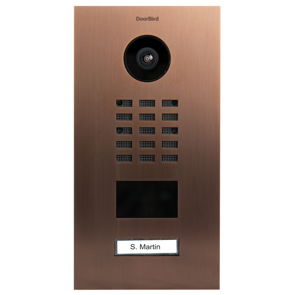 DoorBird D2101V IP Telefon Edelstahl V4A Bronze-Optik