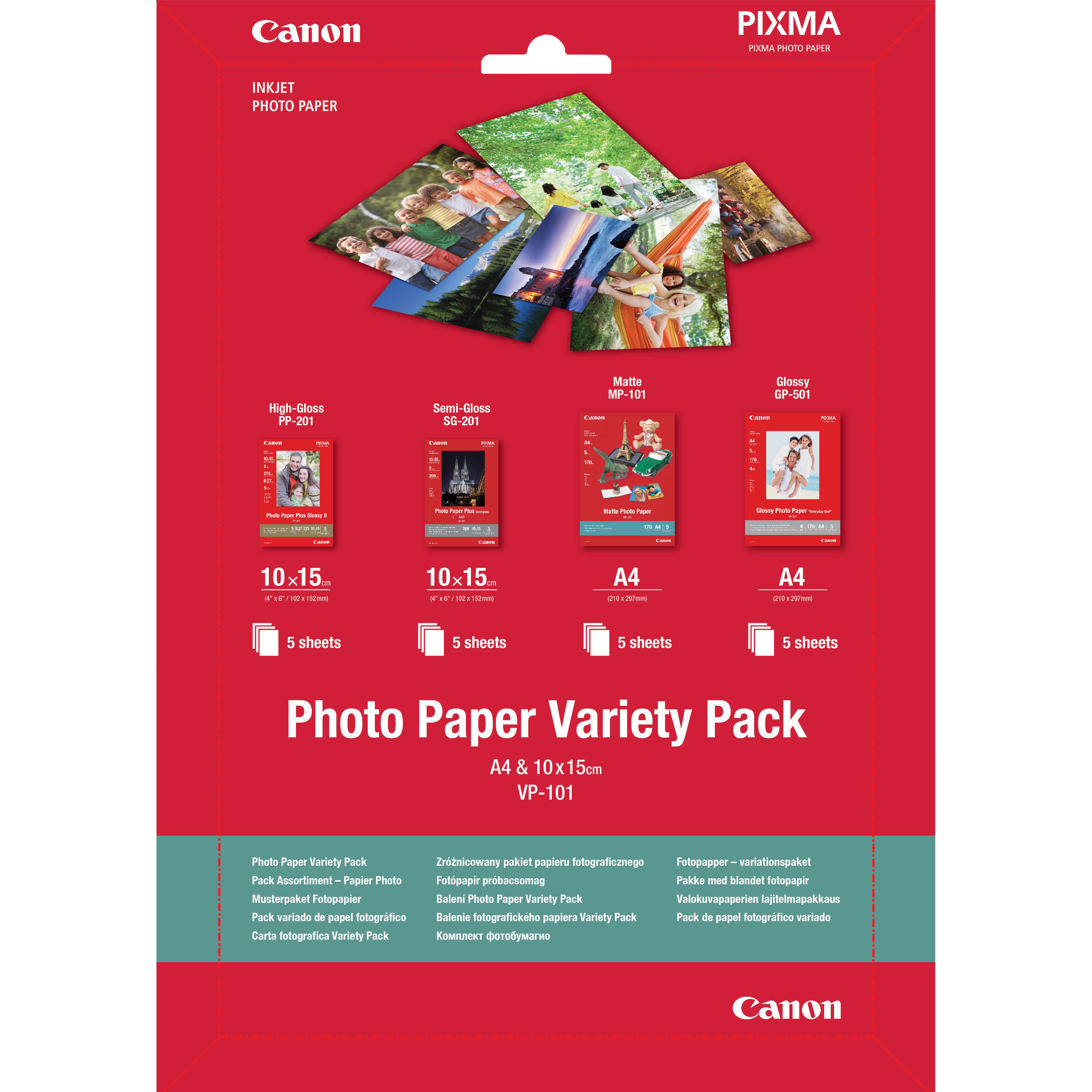 Canon Fotopapier VP-101 -A4-20 Blatt- 18139232_4828294138