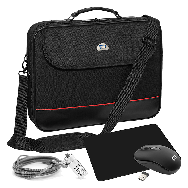 PEDEA Laptop Starterset Trendline 51,0cm -20,1"-, schwarz