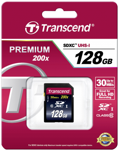 Transcend SDXC             128GB