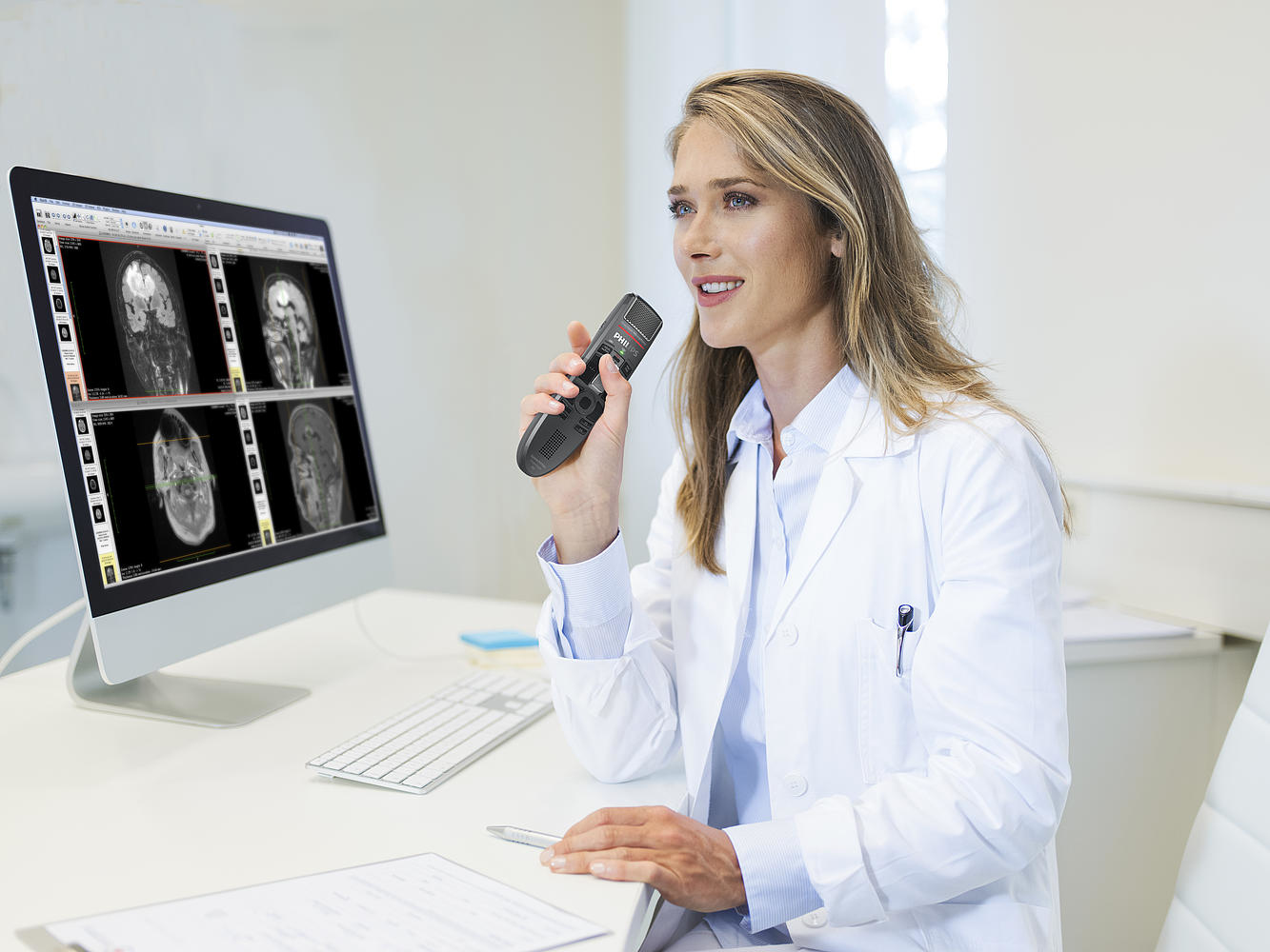 Philips SpeechMike Premium Air Grau, Metallisch