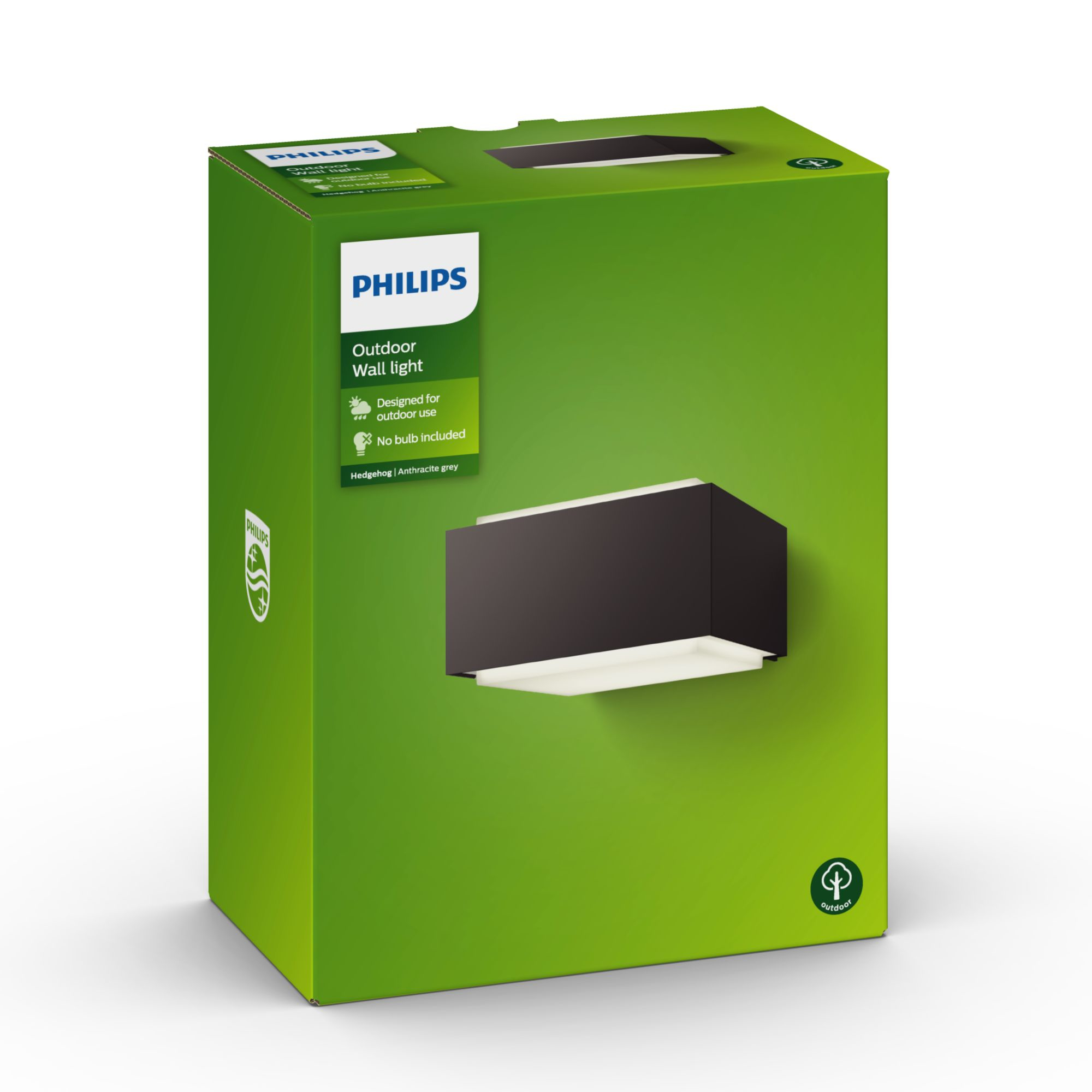 Philips Hedgehog Wandleuchte exkl LM Anthrazit 36273262_0821867141