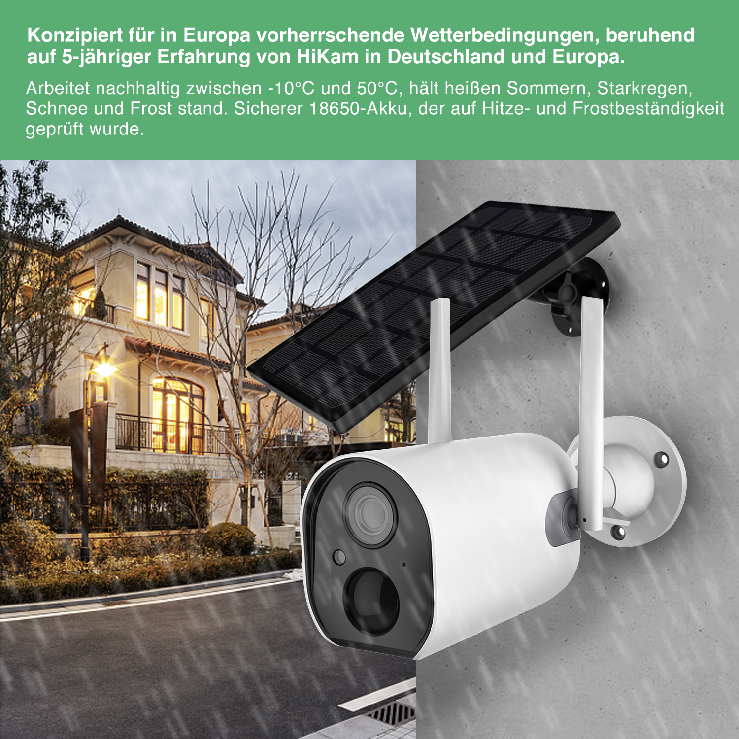 3RA8Paf4bEwlGt HiKam R8 Akku Wlan Kamera Außen mit Solarpanel