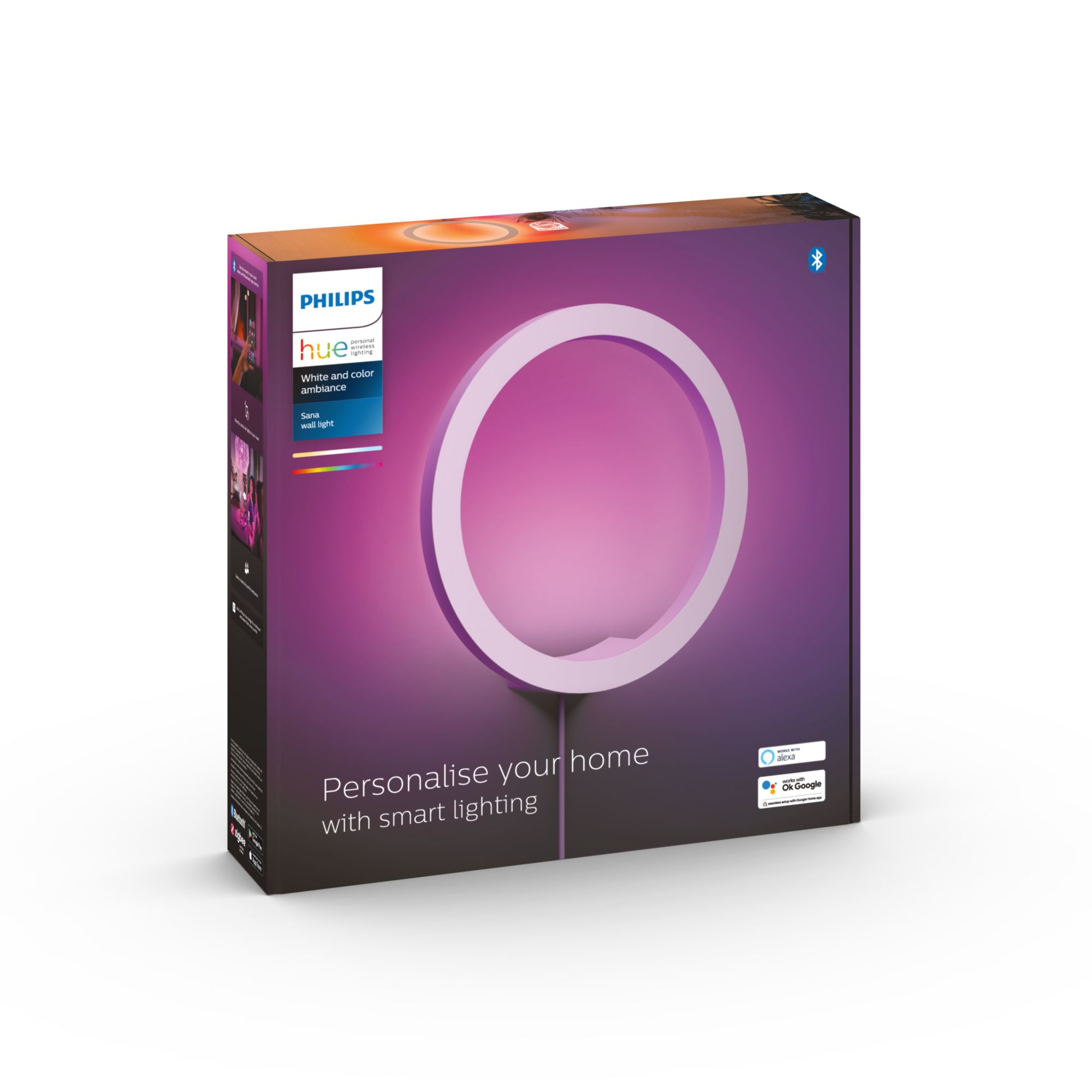 Philips Hue White&Col. Amb. Sana Wandleu weiß 1500lm 92757875_0260950758