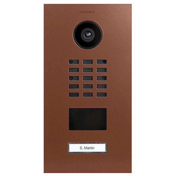 DoorBird D2101V IP Video Türstation V4A Edelstahl, RAL 8004