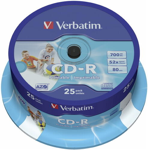 1x25 Verbatim CD-R 80 / 700MB