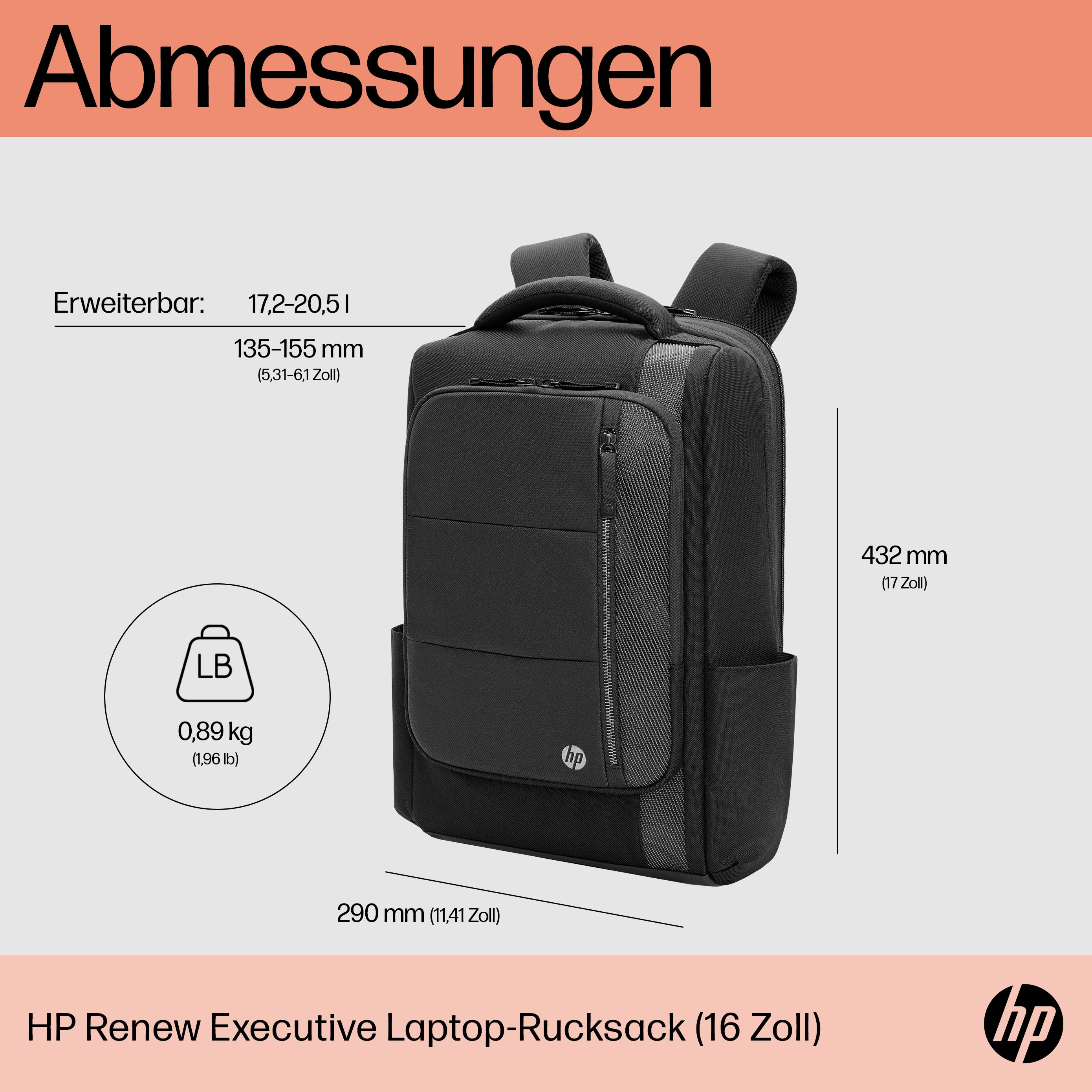 HP Renew Executive Laptop-Rucksack -16 Zoll- 99954711_3423664698