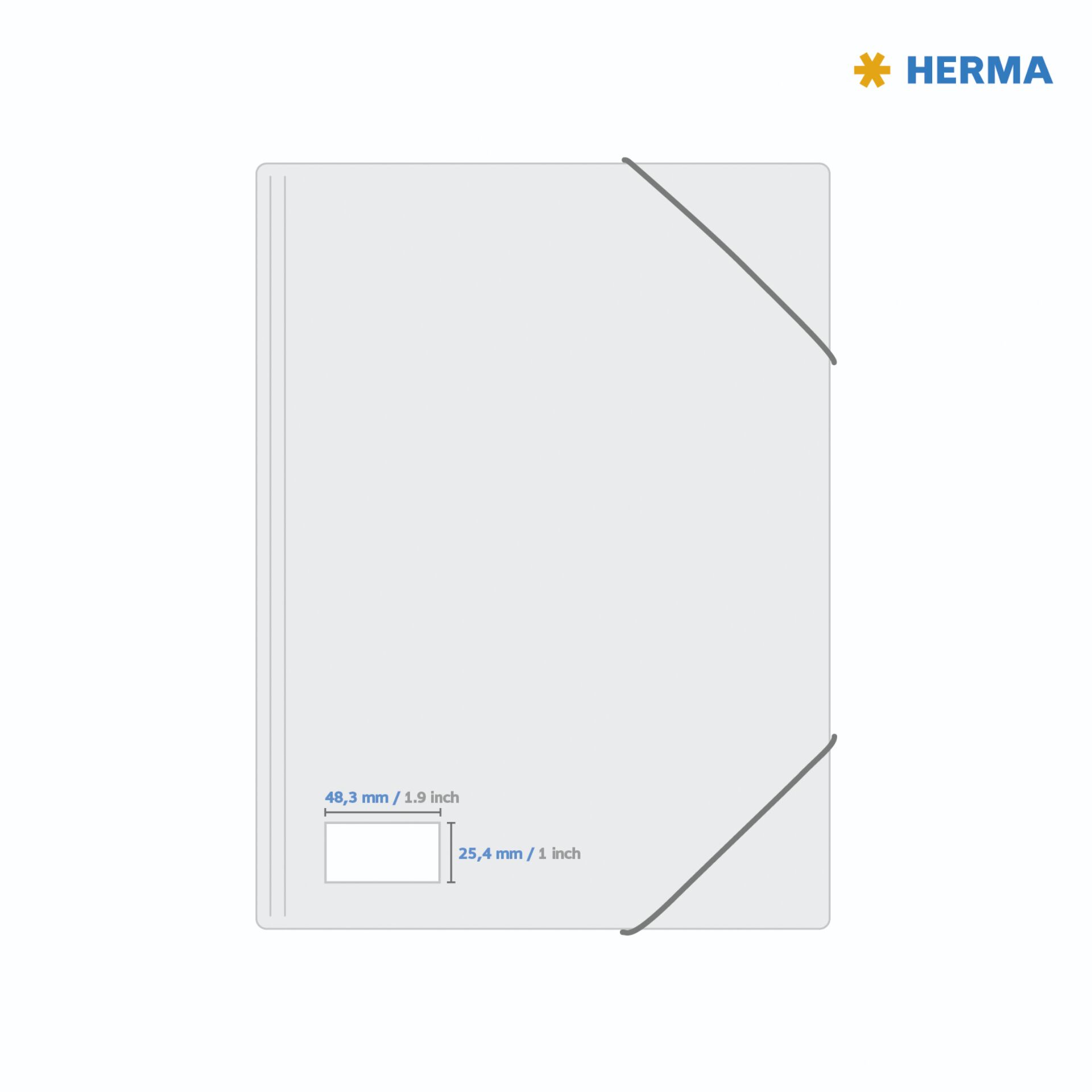 Herma Etiketten 48,3x25,4 25 Bl. DIN A4 1100 Stück    5051 104174_02