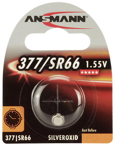 "10x1 Ansmann 377 Silveroxid SR66"