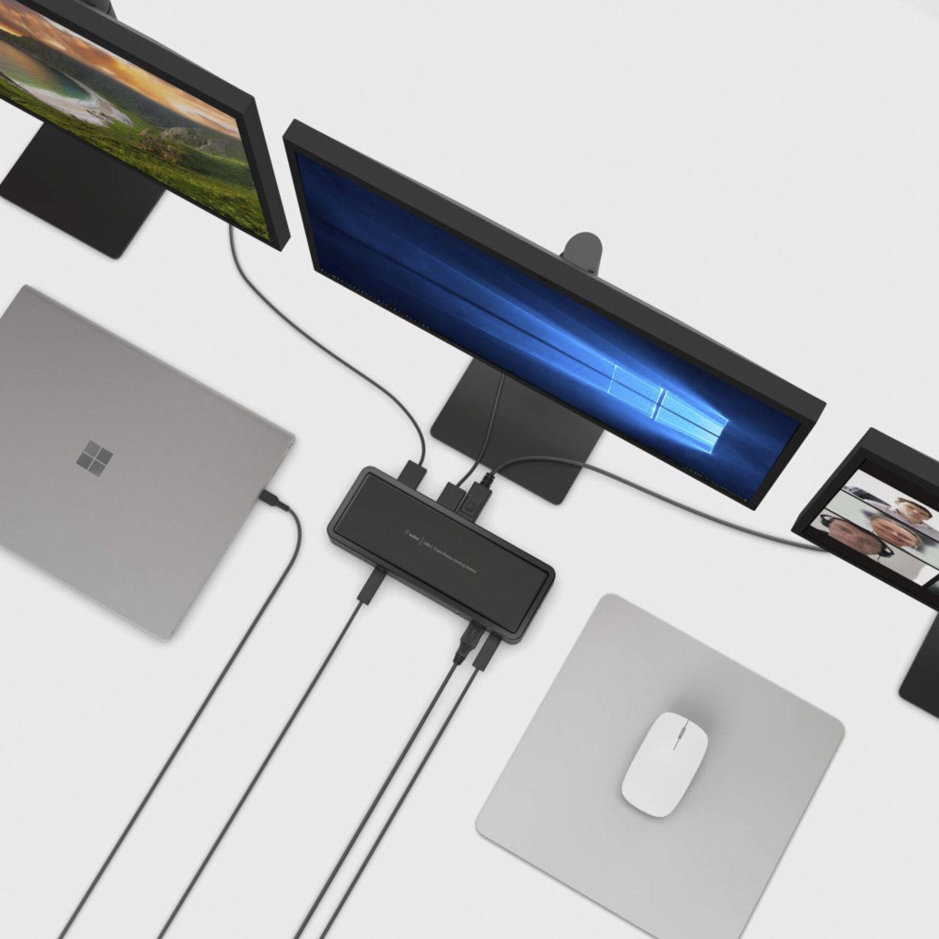 Belkin CONNECT USB-C 14 Port Triple Display Dock   INC003vfBK