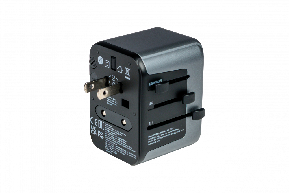 Verbatim Uni.Travel Adapt.UTA-03 USB-C 30W 2xUSB-C 2xUSB-A  49545 – Ansicht 12