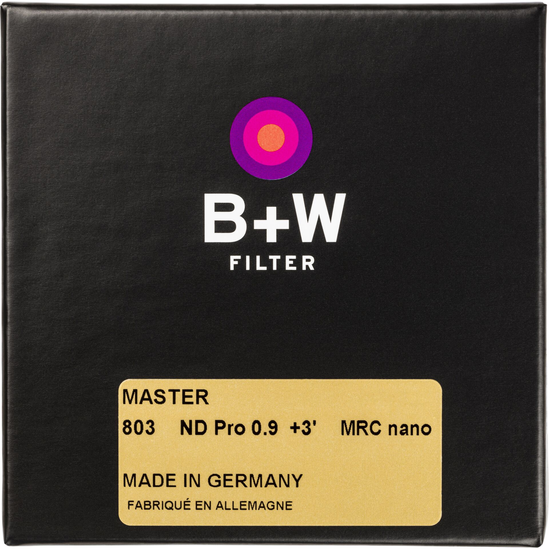 B+W ND 0,9 MRC nano MASTER 37mm