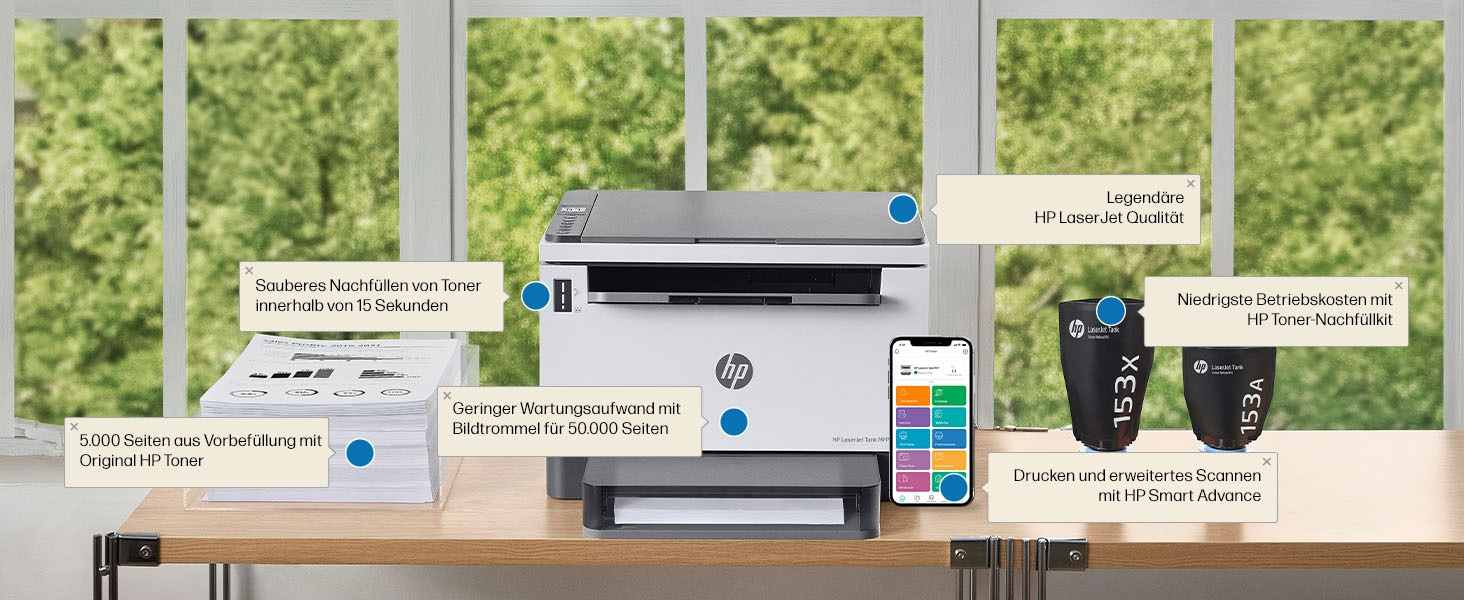 HP LaserJet Tank MFP 1604w 3in1 Multifunktionsdrucker 6555c73d1815e0bd59dad2c88e8a906c