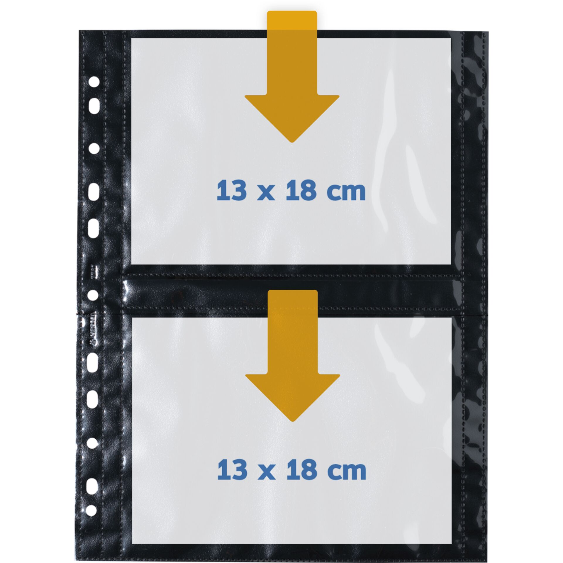 Herma fotophan 13x18 schwarz 10 Blatt                    7787 610477_03